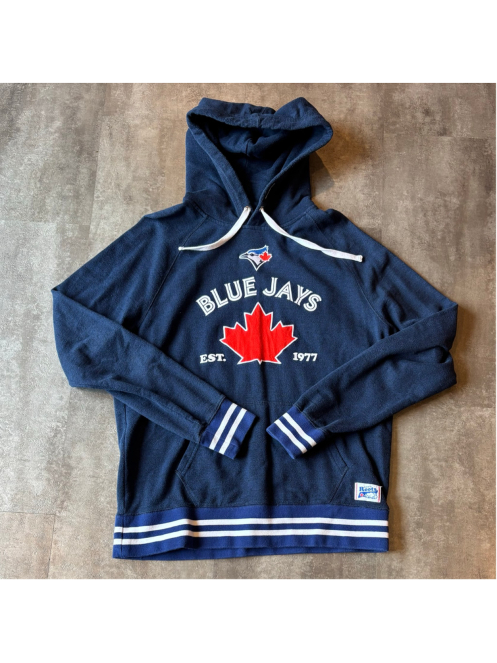 Roots Toronto Blue Jays Hoodie Mens Large